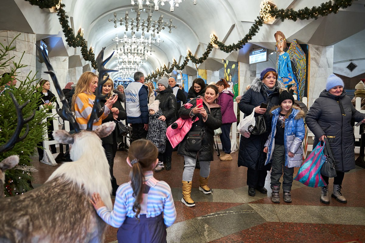 В харьковской подземке открылась резиденция Святого Николая.
