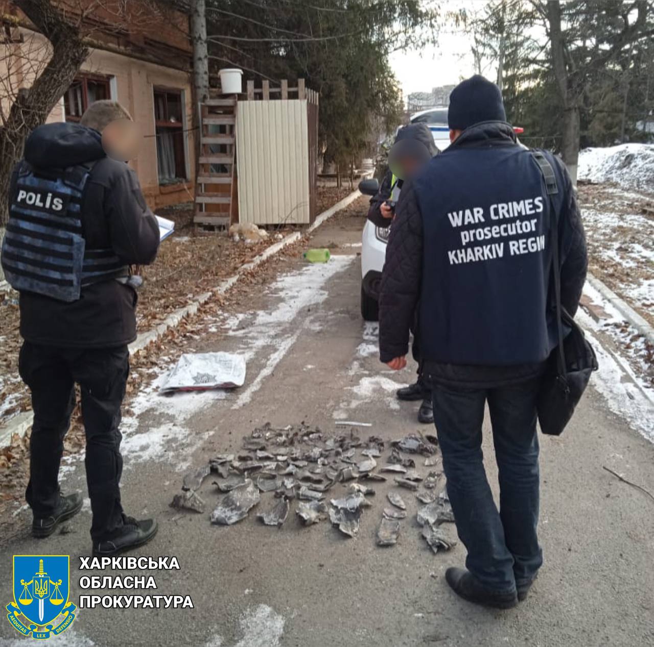 В прокуратуре показали последствия ночного обстрела Харькова.