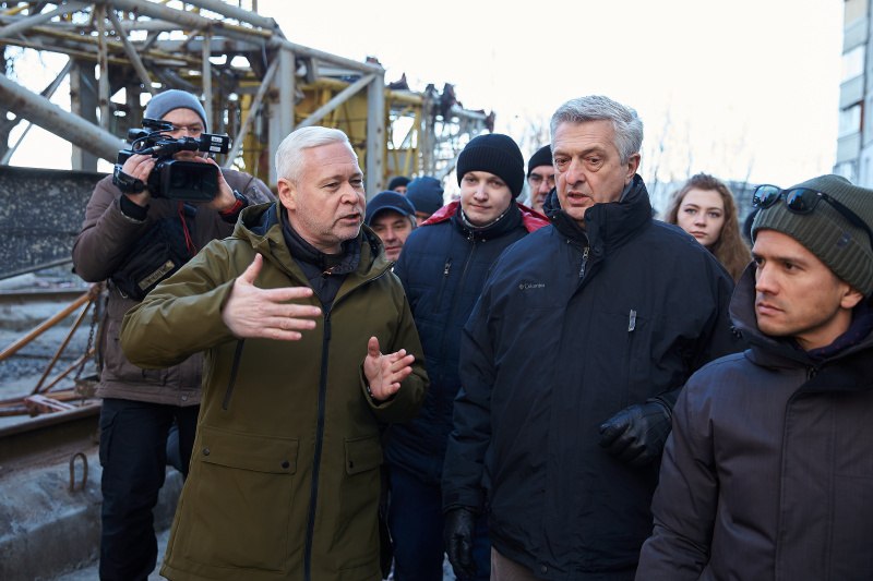 Верховный комиссар ООН по делам беженцев посетил Северную Салтовку.