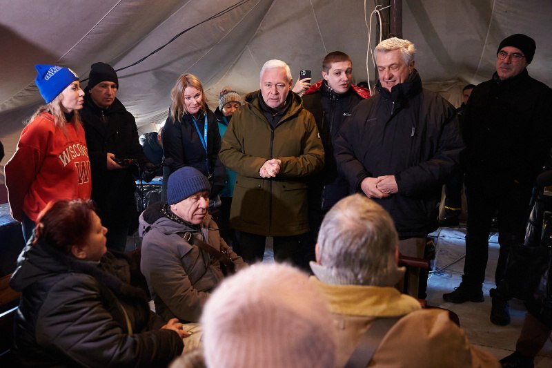 Верховный комиссар ООН по делам беженцев посетил Северную Салтовку.