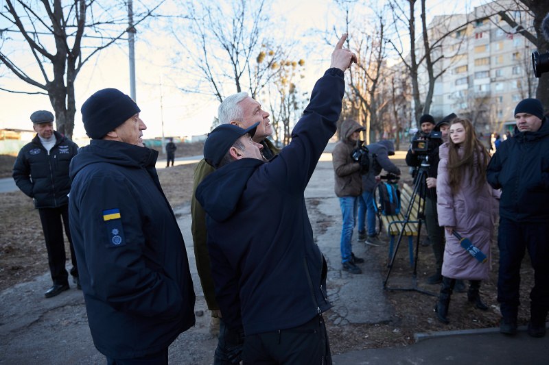 Верховный комиссар ООН по делам беженцев посетил Северную Салтовку.
