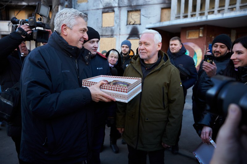 Верховный комиссар ООН по делам беженцев посетил Северную Салтовку.