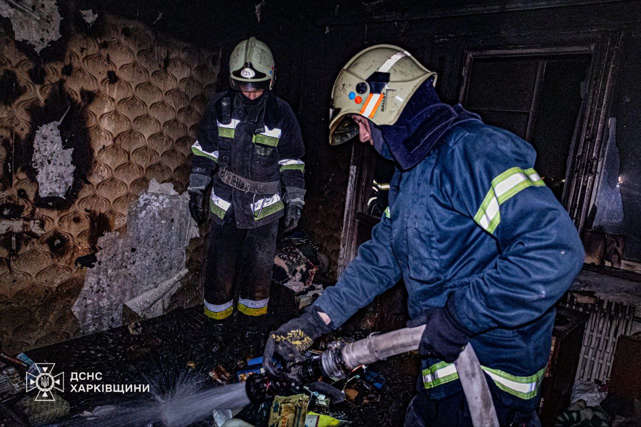 В Харькове дважды за день горела одна и та же квартира.