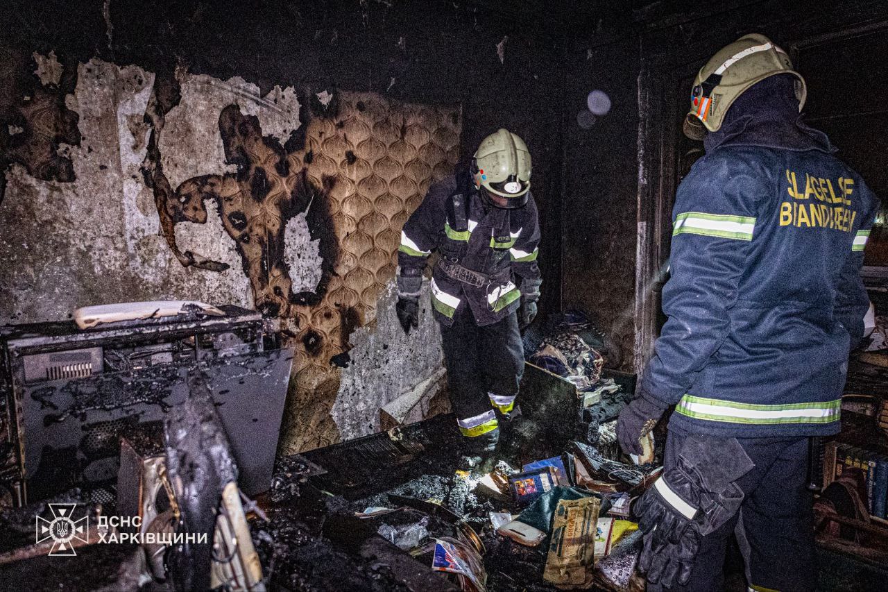 В Харькове дважды за день горела одна и та же квартира.