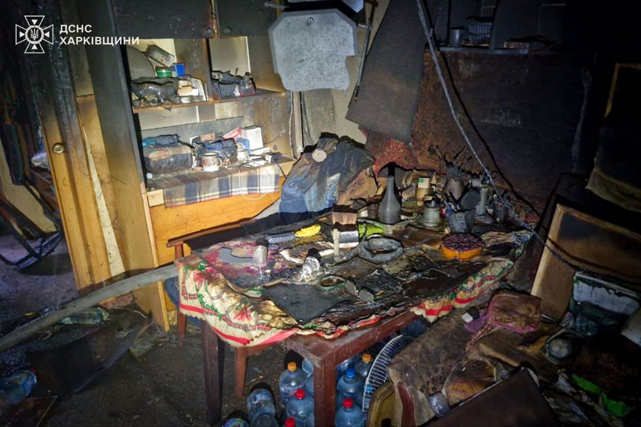 В Харькове во время пожара в квартире погибла женщина.