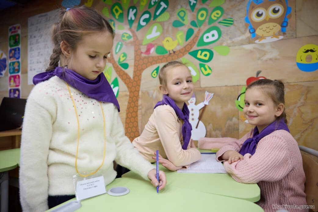 Володимир Зеленський відвідав метрошколу у Харкові.