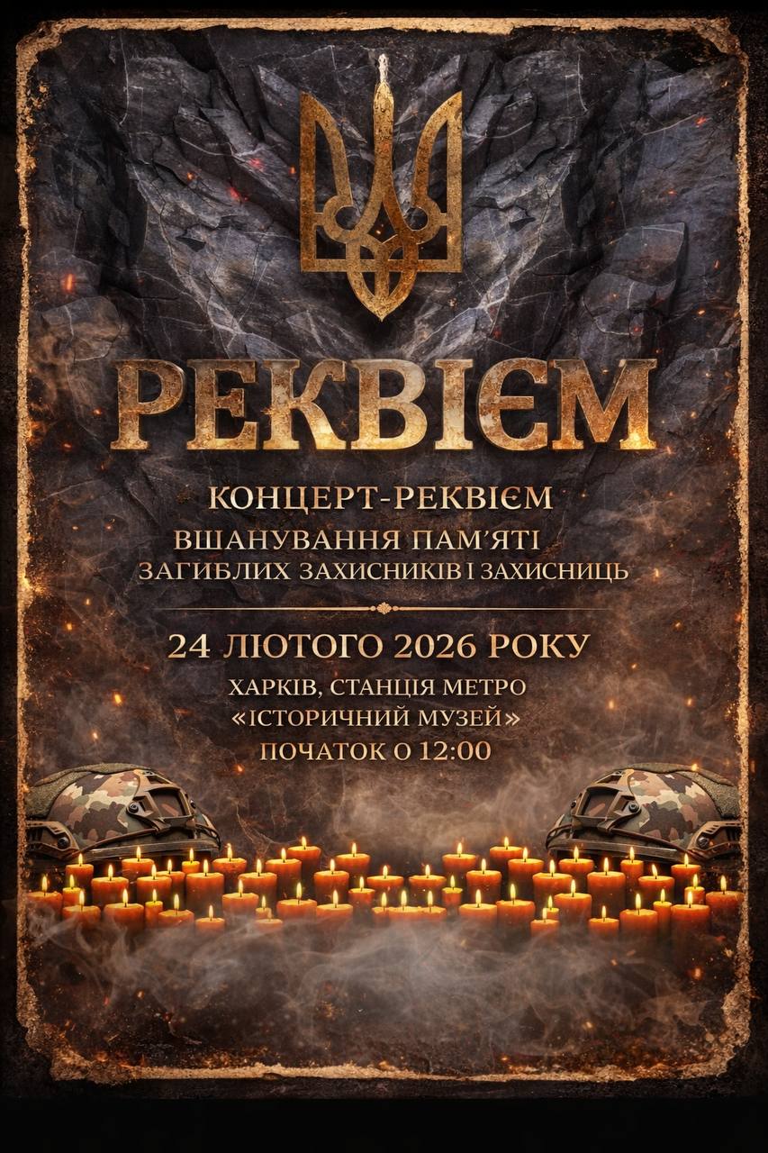 Годовщина полномасштабной войны: в метро Харькова состоится концерт-реквием фото 1