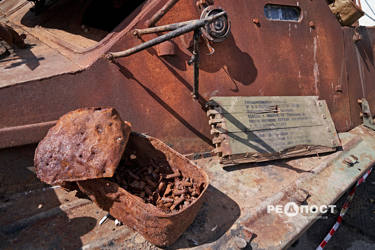 У Харкові відкрито виставку захопленої російської техніки.