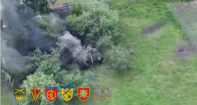 ВСУ под Харьковом уничтожили танки, МТ-ЛБ и КамАЗ оккупантов.