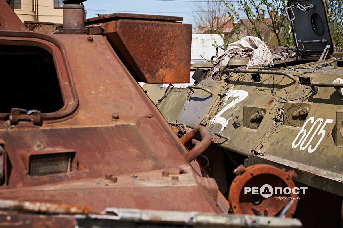 У Харкові відкрито виставку захопленої російської техніки.