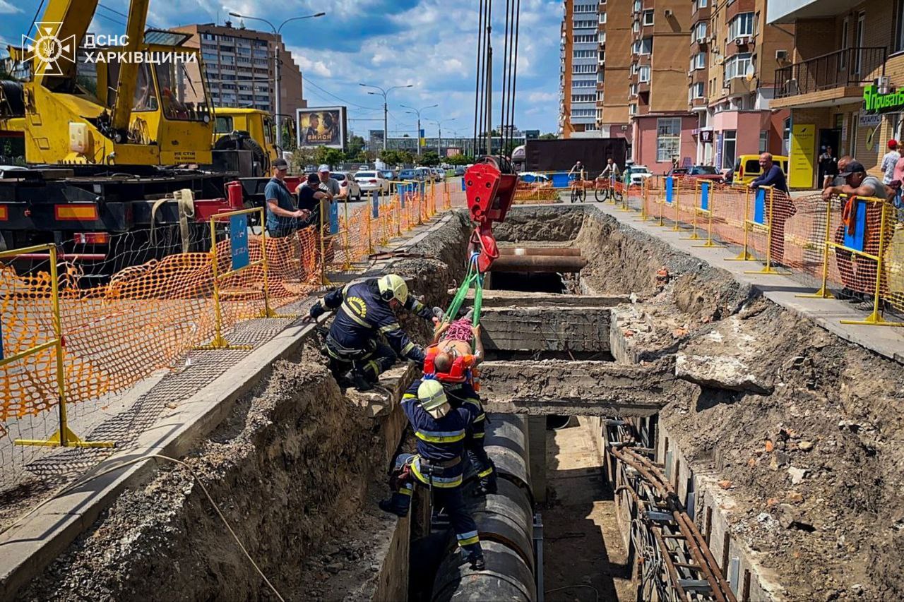 У Харкові працівник тепломережі зазнав травми під час ремонтних робіт.