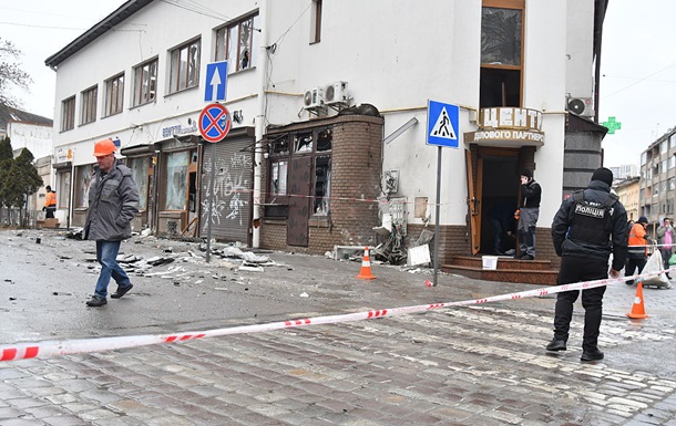 Місце теракту на вулиці Данилишина у Львові.