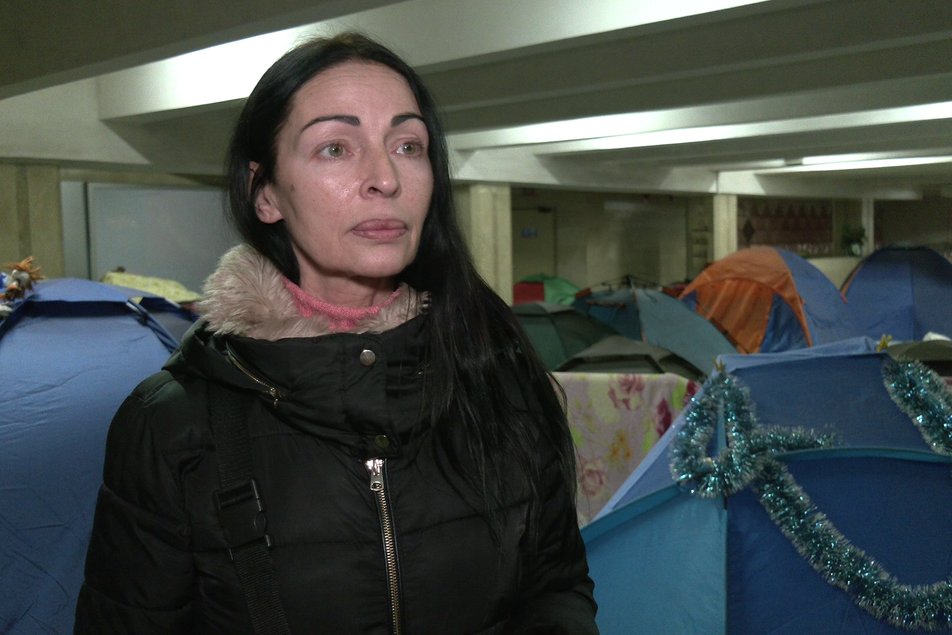 Жительница Харькова Юлия Михайленко. Декабрь 2022 года. Фото: Лариса Говина /Суспільне Харків