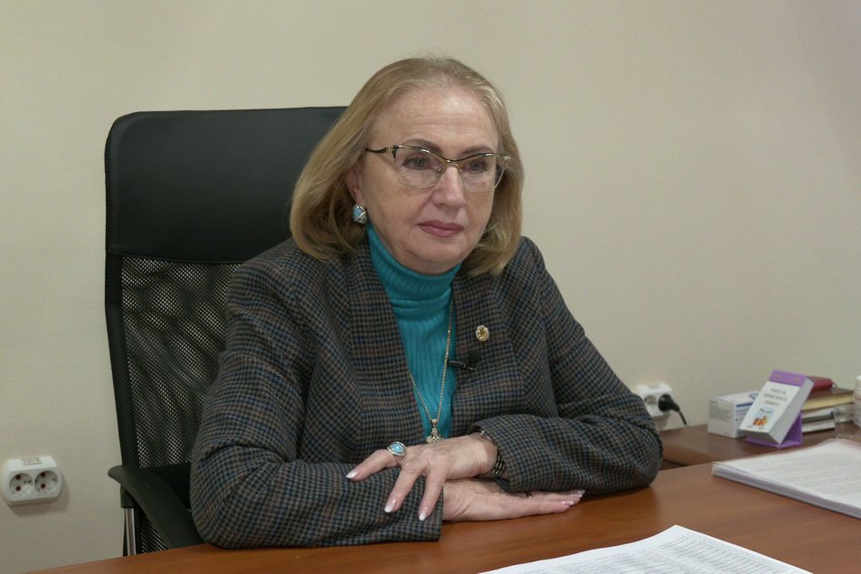 Заместитель мэра по вопросам здравоохранения и социальной защиты населения Светлана Горбунова-Рубан. Декабрь 2022 года. Фото: Лариса Говина /Суспільне Харків