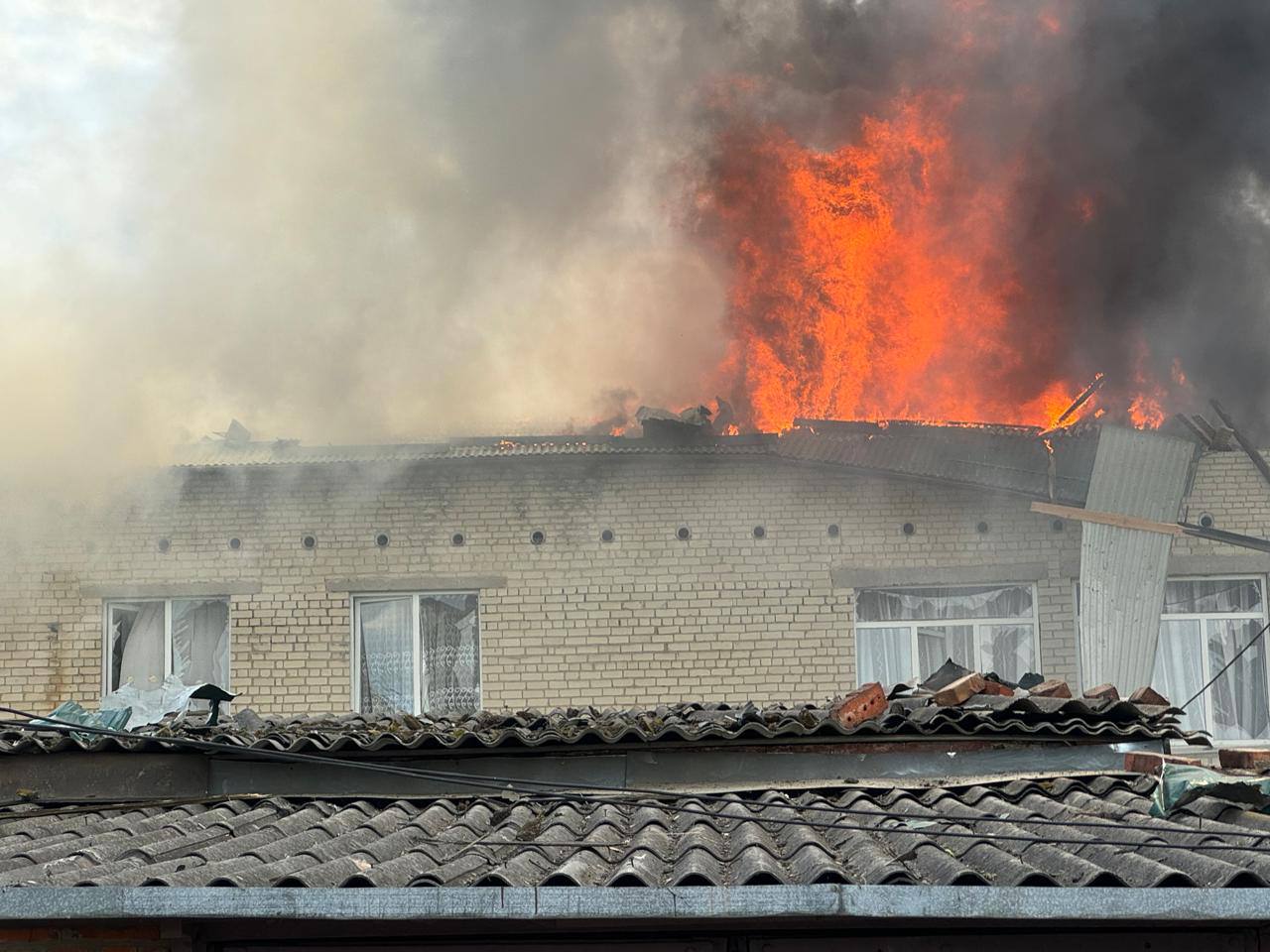 Обстрел Золочева 21 мая 2024 года.