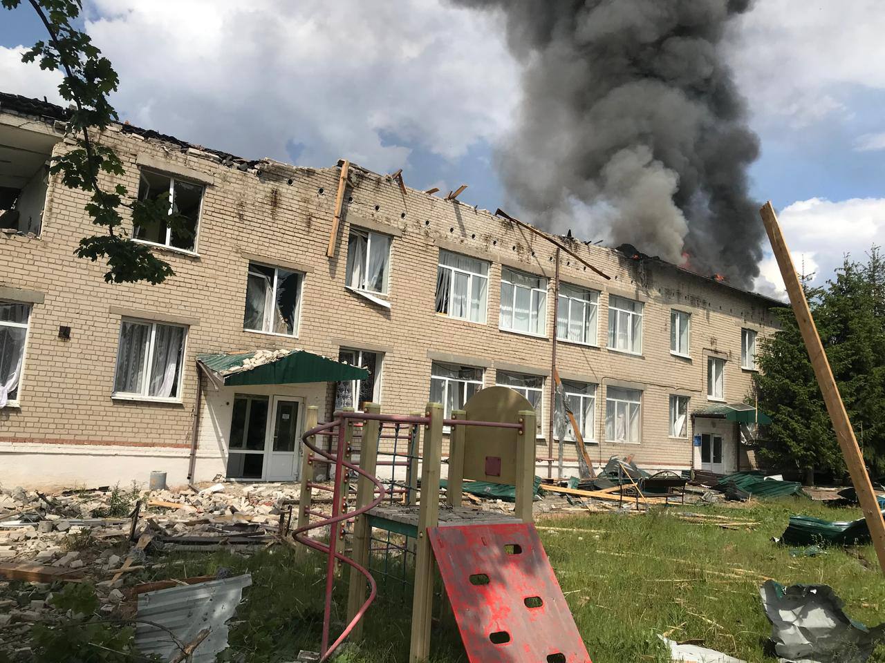 Обстрел Золочева 21 мая 2024 года.