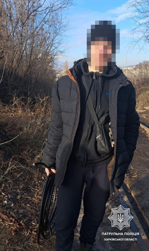 В Харькове задержаны подозреваемые в краже силового кабеля