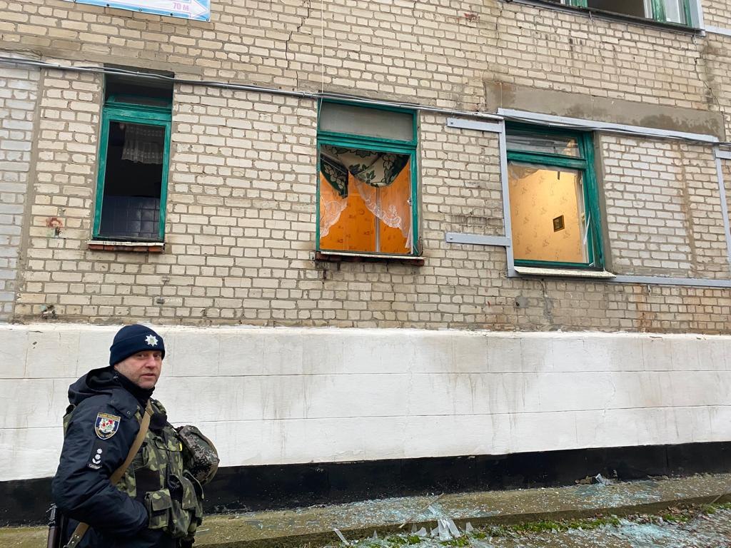 Полиция показала последствия обстрела Харьковщины