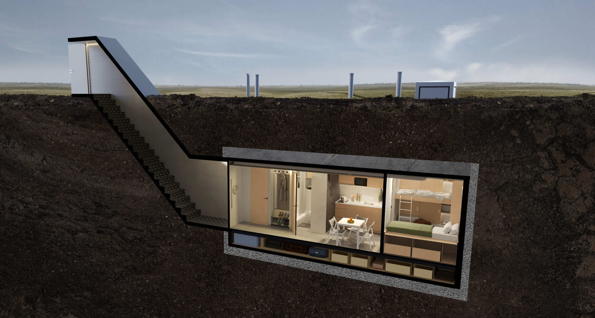 Харків&rsquo;яни розробили проєкт підземного бункера.