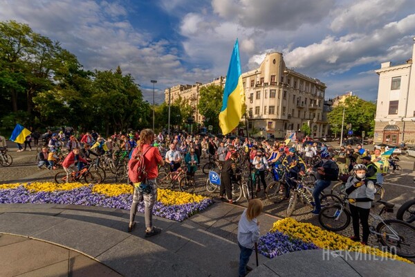 Велозаезд, автопробег, узоры на площади: как в Харькове отпраздновали День вышиванки фото 23