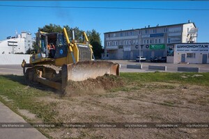 Строительство дороги на Салтовку. Фото: city.kharkov.ua