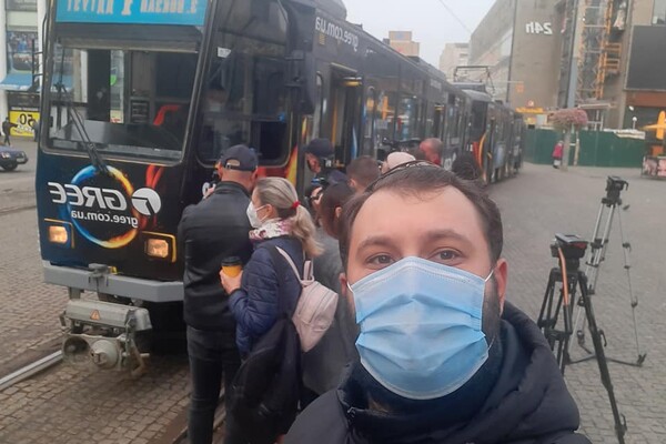 Не забывай маску: в маршрутках и трамваях проверяют соблюдение карантина (фото) фото