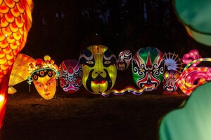 Панды, фламинго, шоу акробатов: в Харькове стартовал Фестиваль гигантских китайских фонарей (фоторепортаж) фото