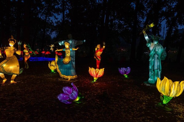 Панды, фламинго, шоу акробатов: в Харькове стартовал Фестиваль гигантских китайских фонарей (фоторепортаж) фото 36